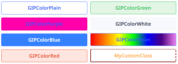 Beispiel Interaction CSS-Classes