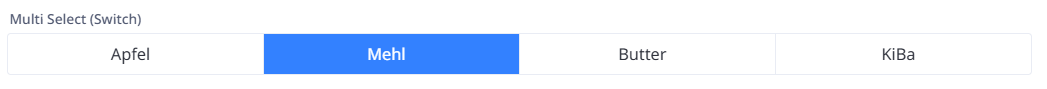 Beispiel Select Multi Switch